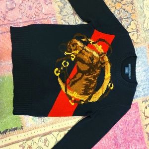 Intarsia knit Horse Sweater
